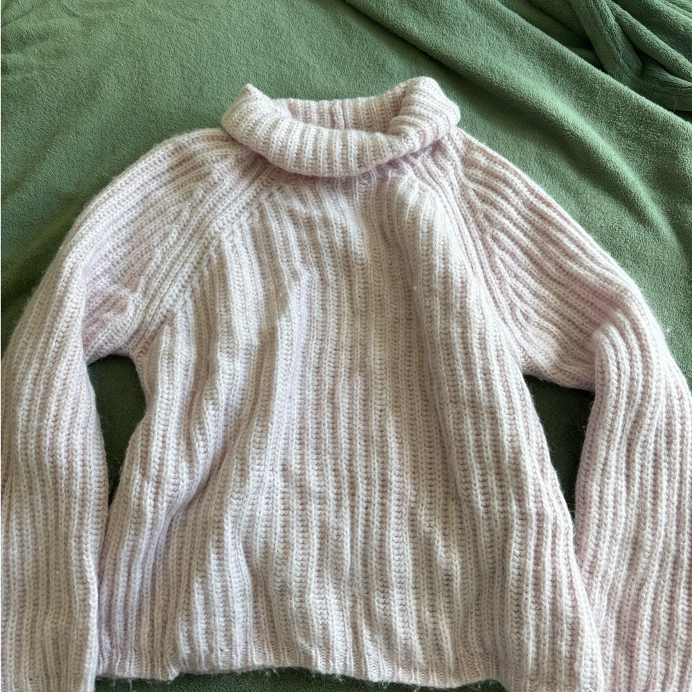 kate spade Light Pink Cowl Neck Sweater